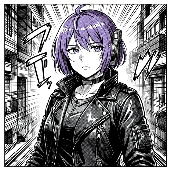 Same character rendered in manga style by WildComiks