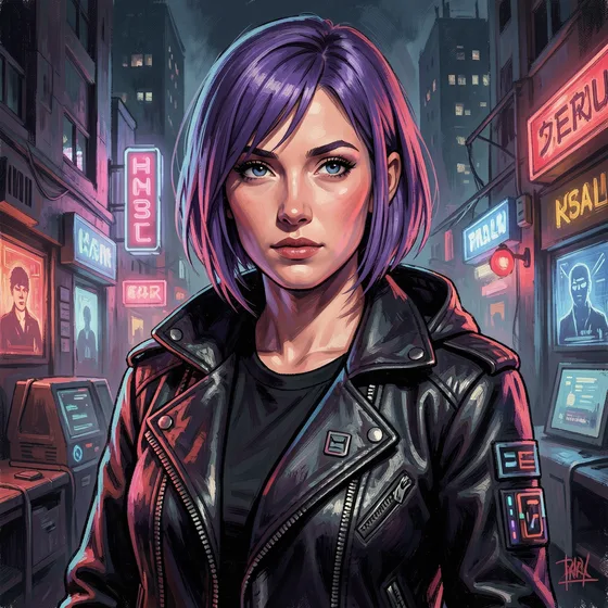 Same character rendered in painterly style by WildComiks